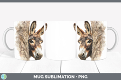 GorgeousFarm Tree Peek Mug Wrap design.