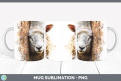 GorgeousFarm Tree Peek Mug Wrap design.