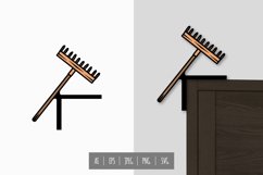 Farm Rake Door Decoration Product Image 1