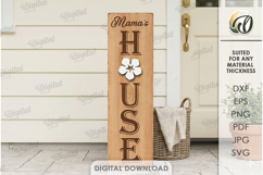 3D Farm Vertical Door Signs Bundle LaserCut. Porch Decor SVG Product Image 4
