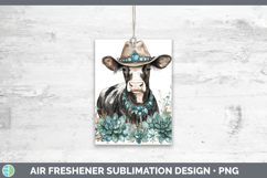 GorgeousFarm Western Teal Air Freshener design.