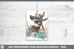 GorgeousFarm Western Teal Air Freshener design.