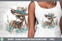 GorgeousFarm Western Teal Shirt design.