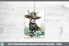 GorgeousFarm Western Teal Air Freshener design.