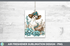 GorgeousFarm Western Teal Air Freshener design.