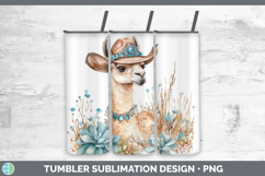 GorgeousFarm Western Teal Tumbler design.