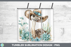 GorgeousFarm Western Teal Tumbler design.