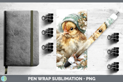 GorgeousFarm Winter Knit Hat Pen Wrap design.