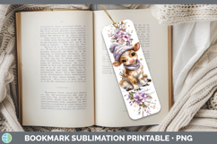 GorgeousFarm Winter Knit Hat Bookmark design.