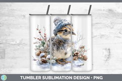 GorgeousFarm Winter Knit Hat Tumbler design.