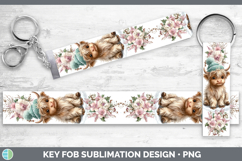 GorgeousFarm Winter Knit Hat Key Fob design.