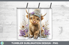 GorgeousFarm Winter Knit Hat Tumbler design.