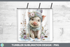 GorgeousFarm Winter Knit Hat Tumbler design.