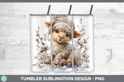 GorgeousFarm Winter Knit Hat Tumbler design.