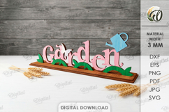 3D Farm Word Stands Bundle Laser Cut. Standing Decor SVG Product Image 4