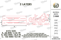 3D Farm Word Stands Bundle Laser Cut. Standing Decor SVG Product Image 5
