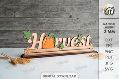 3D Farm Word Stands Bundle Laser Cut. Standing Decor SVG Product Image 6