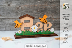3D Farm Word Stands Bundle Laser Cut. Standing Decor SVG Product Image 8