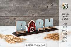 3D Farm Word Stands Bundle Laser Cut. Standing Decor SVG Product Image 9