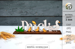 3D Farm Word Stands Bundle Laser Cut. Standing Decor SVG Product Image 12