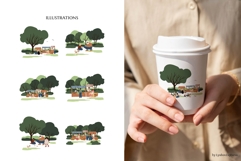 Farmer Market illustrations set , diverse people on picnic Product Image 3