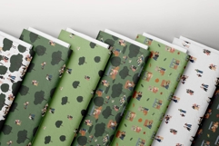 Diverse People in Park Seamless Pattern Collection Product Image 3