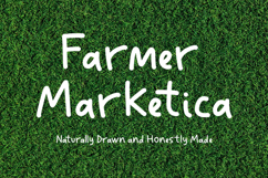Farmer Marketica | Hand Drawn Display Font for Branding Product Image 1
