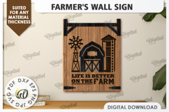 Farmer&#039;s Wall Decor Laser Cut Bundle. Home Signs. Home Decor Product Image 6