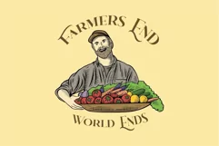 Farmers End World Ends SVG T shirt Design Product Image 2