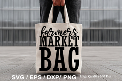 Tote Bag SVG Design - Farmers Market Bag Product Image 4