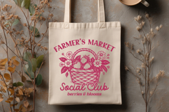 Farmer's Market Social Club SVG - Strawberry Basket PNG Product Image 2