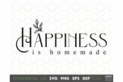 Farmhouse Sign SVG, Farmhouse Happiness SVG, Homemade SVG Product Image 2