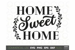 Farmhouse Sign SVG, Home Sweet Home SVG, Welcome Sign SVG Product Image 2