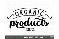 Farmhouse Sign SVG, Organic Products SVG, Market Sign SVG Product Image 2