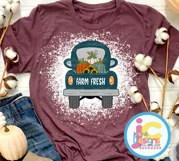 Farm Fresh Pumpkin Truck Hand drawn svg Product Image 4