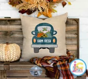 Farm Fresh Pumpkin Truck Hand drawn svg Product Image 5