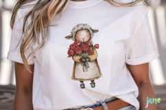 Farmhouse Animal And Roses Clipart Product Image 3