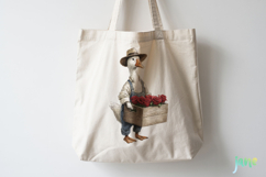 Farmhouse Animal And Roses Clipart Product Image 2