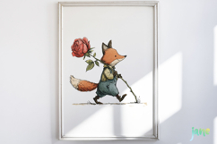 Farmhouse Animal And Roses Clipart Product Image 5