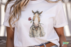 Farmhouse Animal And Roses Clipart Product Image 2