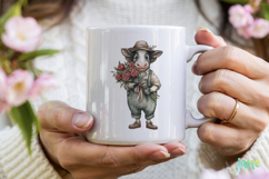 Farmhouse Animal And Roses Clipart Product Image 3