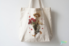 Farmhouse Animal And Roses Clipart Product Image 4