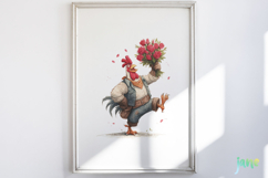 Farmhouse Animal And Roses Clipart Product Image 5