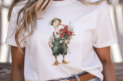 Farmhouse Animal And Roses Clipart Product Image 2