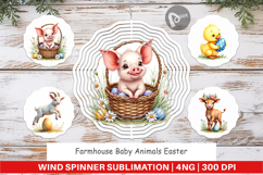 Baby Animals Easter Wind Spinner Product Image 1