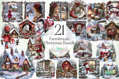 Farmhouse Christmas Bundle Sublimation Product Image 1