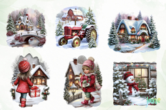 Farmhouse Christmas Bundle Sublimation Product Image 6