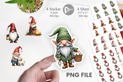 Farmhouse Christmas Gnomes Sticker Product Image 1