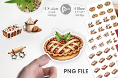 Farmhouse Christmas Kitchen Sticker Product Image 1