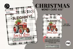 Farm Christmas Money Card PNG | Christmas Printable Product Image 1